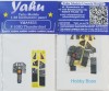 F-105D Coloured Photoetch Instrument Panels - ''JustStick'' Ready to fit (designed for Hobby Boss kits) 1:48 Yahu Models