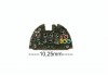 Spitfire II Coloured Photoetch Instrument Panels - ''JustStick'' Ready to fit (designed for Revell kits) 1:72 Yahu Models