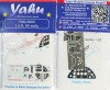 I.A.R. 80 Early Coloured Photoetch Instrument Panels (designed for Hobby Boss/LTD/Icarodesign kits) 1:48 Yahu Models