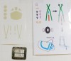 IAR-80 Photoetch Accessory Set (includes masks for canopy and wheels) 1:72 Yahu Models