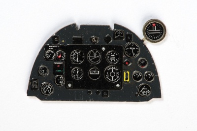 Spitfire Mk Vb early Coloured Photoetch Instrument Panels - ''JustStick'' Ready to fit (designed for Airfix kits) 1:48 Yahu Models