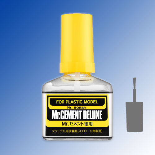 Mr Cement Deluxe liquid glue for plastic 40ml HM Hobbies