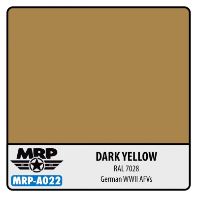 MRP-A022 Dark Yellow RAL7028 AQUA 17ml