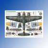 ED72004 - 1:72 Luftwaffe Ground Attackers vol.1 - Ju 87 D-3, Hs 129, Fw 190F-8 EXITO DECALS