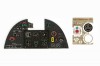 Hurricane Mk II Coloured Photoetch Instrument Panels - ''JustStick'' Ready to fit (designed for Trumpeter kits) 1:24 Yahu Models