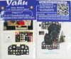 P-47 Thunderbolt late Coloured Photoetch Instrument Panels - ''JustStick'' Ready to fit (designed for Kinetic/Vintage Fighter Series kits) 1:24 Yahu Models