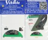 B-17 E/F Flying Fortress Coloured Photoetch Instrument Panels - ''JustStick'' Ready to fit (designed for HKM kits) 1:32 Yahu Models