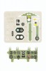 A6M2 (Mitsubishi Green) Coloured Photoetch Instrument Panels - ''JustStick'' Ready to fit (designed for Tamiya kits) 1:32 Yahu Models