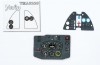 Me 163 B-1 Coloured Photoetch Instrument Panels - ''JustStick'' Ready to fit (designed for Meng/Hasegawa kits) 1:32 Yahu Models