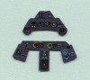 Fw 190A middle Coloured Photoetch Instrument Panels - ''JustStick'' Ready to fit (designed for Hasegawa kits) 1:48 Yahu Models