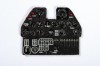 P-40E Coloured Photoetch Instrument Panels - ''JustStick'' Ready to fit (designed for Hasegawa kits) 1:48 Yahu Models