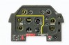 P-51 D Early Coloured Photoetch Instrument Panels - ''JustStick'' Ready to fit (designed for Meng/Hasegawa/Airfix/Eduard kits) 1:48 Yahu Models
