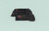 Beaufighter Mk.VI Coloured Photoetch Instrument Panels - ''JustStick'' Ready to fit (designed for Hasegawa kits) 1:72 Yahu Models