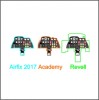 Me-262 A Coloured Photoetch Instrument Panels - ''JustStick'' Ready to fit (designed for Airfix 2017 kits) 1:72 Yahu Models