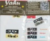 URAL 4320 Late Coloured Photoetch Instrument Panels (designed for Zvezda/Trumpeter/Alanger kits) 1:35 Yahu Models
