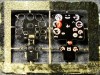 Ki-44 Tojo Coloured Photoetch Instrument Panels (designed for Sword / Hasegawa kits) 1:72 Yahu Models