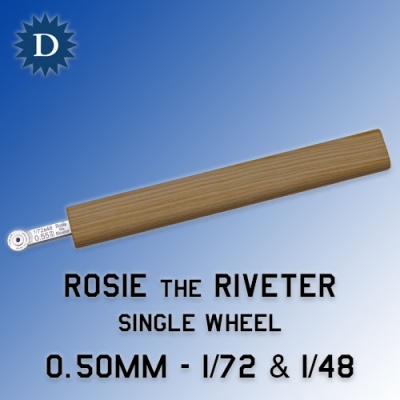 Rosie the Riveter 0.50mm Single Wheel (1/72 & 1/48) Dousek