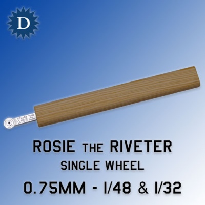 Rosie the Riveter 0.75mm Single Wheel (1/48 & 1/32) Dousek