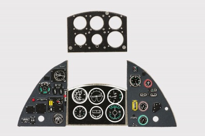Tempest Mk II Coloured Photoetch Instrument Panels - ''JustStick'' Ready to fit (designed for Special Hobby kits) 1:32 Yahu Models