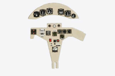 He-51 Coloured Photoetch Instrument Panels - ''JustStick'' Ready to fit (designed for Roden/Eduard kits) 1:48 Yahu Models
