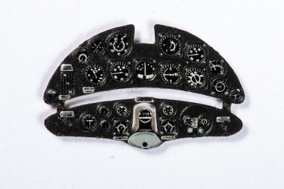Fiat G.50 Coloured Photoetch Instrument Panels - ''JustStick'' Ready to fit (designed for AML kits) 1:72 Yahu Models