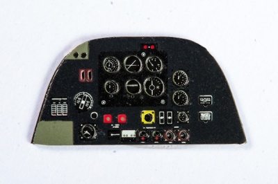Beaufighter Mk.X Coloured Photoetch Instrument Panels - ''JustStick'' Ready to fit (designed for Airfix kits) 1:72 Yahu Models