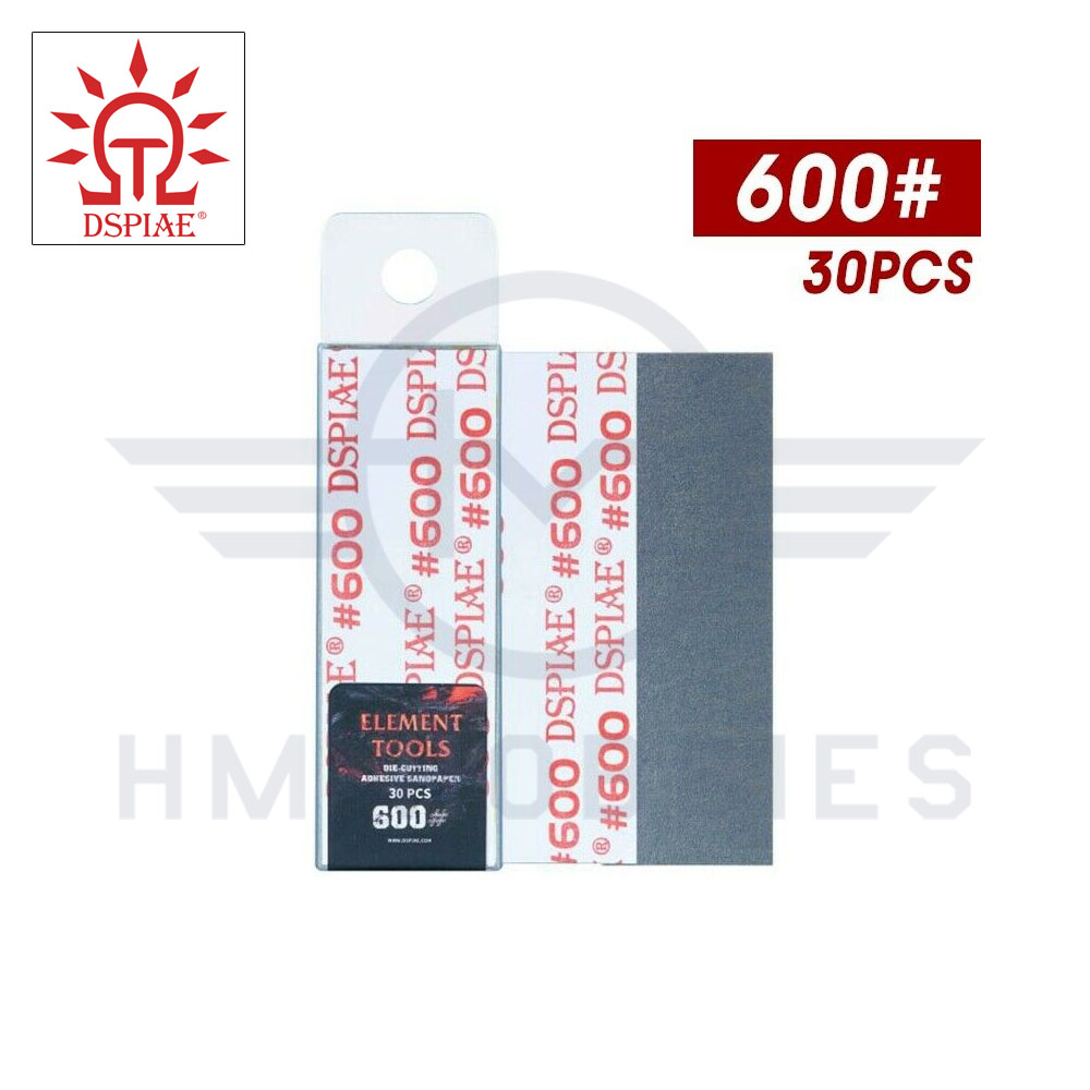 #600 Self Adhesive Wet & Dry Sandpaper 30pcs DSPIAE