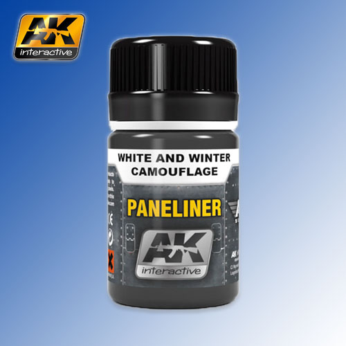 Paneliner for White and Winter Camouflage Air Series 35ml AK Interactive