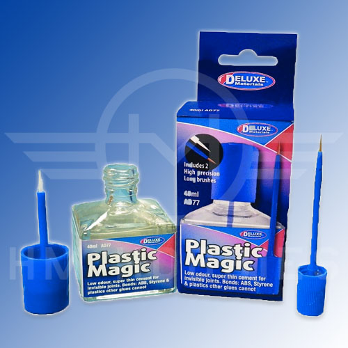 Plastic Magic Glue 40ml Deluxe Materials HM Hobbies