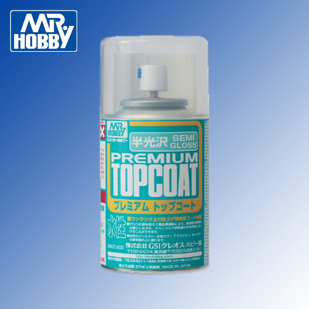 Mr Premium Top Coat Semi-Gloss Spray 88ml