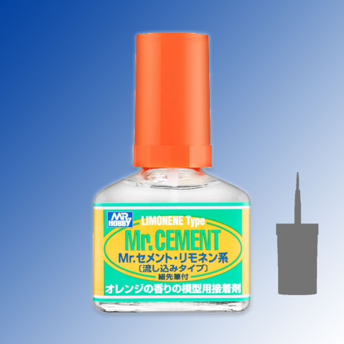 Mr Cement Limonene - thin liquid glue for plastic (citrusy scent) 40ml
