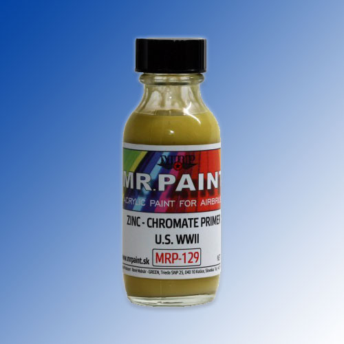MRP129 WWII US Zinc Chromate Primer 30ml HM Hobbies