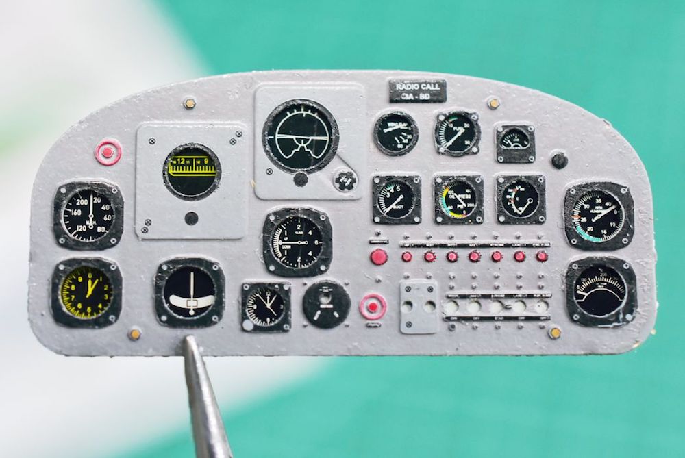 Yahu Models YMA3240 1//32 Pe Cessna L-19//O-1 Vogel Hund Instrument Panel Roden