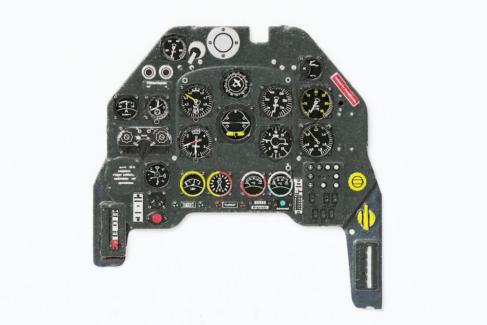 Ju-87 D/G Coloured Photoetch Instrument Panels - ''JustStick'' Ready to fit (designed for Hasegawa kits) 1:32 Yahu Models
