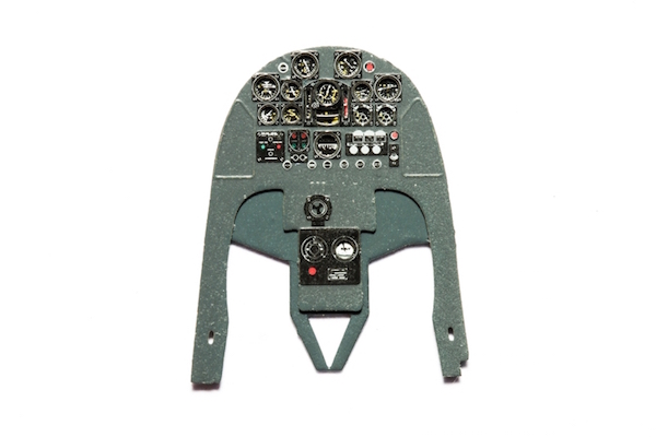 Caudron C.714 Cyclone Coloured Photoetch Instrument Panels - ''JustStick'' Ready to fit (designed for RS kits) 1:48 Yahu Models
