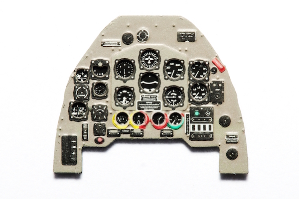 Ju87B-1 Coloured Photoetch Instrument Panels - ''JustStick'' Ready to fit (designed for Airtfix kits) 1:72 Yahu Models