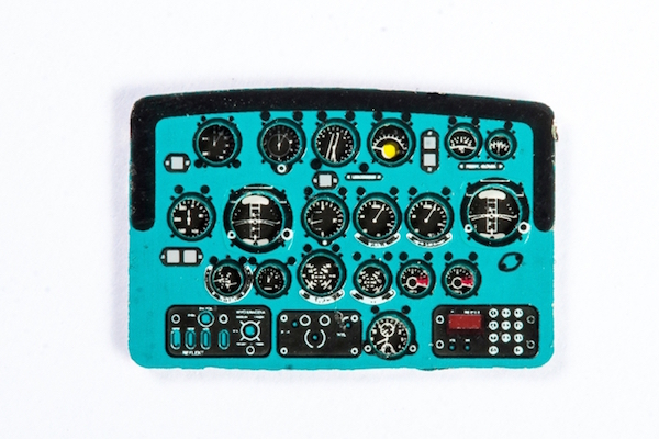 Mil Mi-2 Coloured Photoetch Instrument Panels - ''JustStick'' Ready to fit (designed for Plastyk / Mastercraft kits) 1:72 Yahu Models