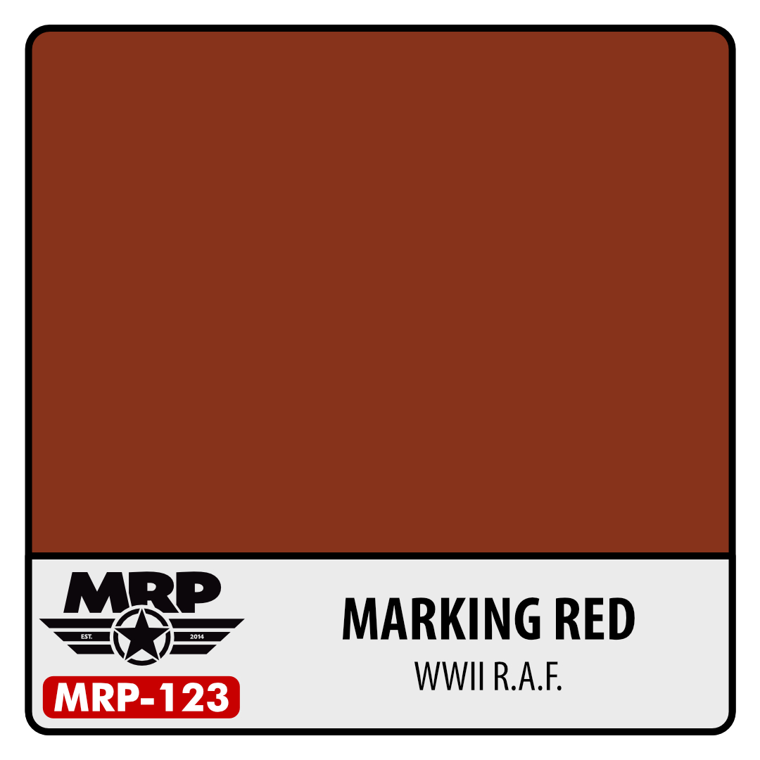 MRP-123 WWII RAF Marking Red 30ml