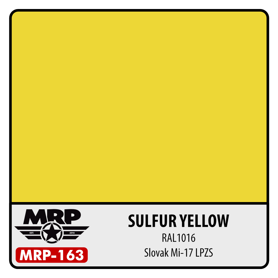 MRP-163 Sulfur Yellow RAL1016 30ml