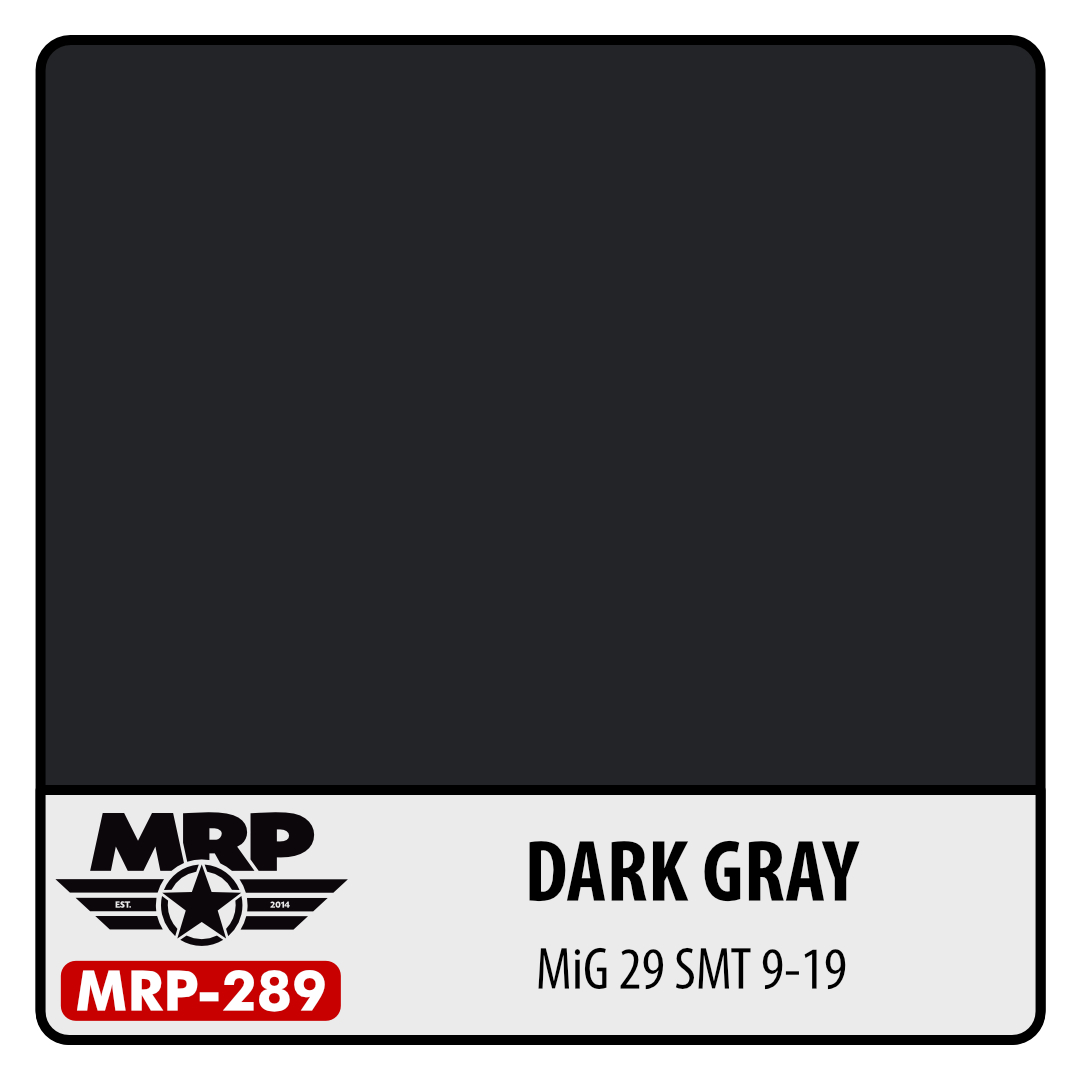 MRP-289 Dark Grey - Radio Antenna Covers (MiG-29 SMT 9-19) 30ml