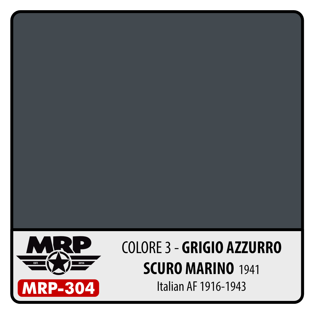 MRP-304 Colore 3 Grigio Azzurro Scuro Marino 1941 Italian AF 1916-1943 30ml