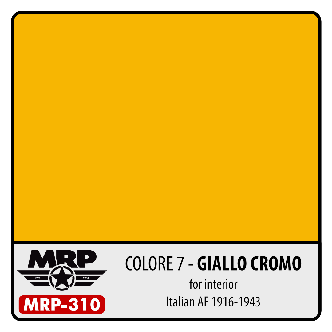 MRP-310 Colore 7 Giallo Cromo for Interior Italian AF 1916-1943 30ml