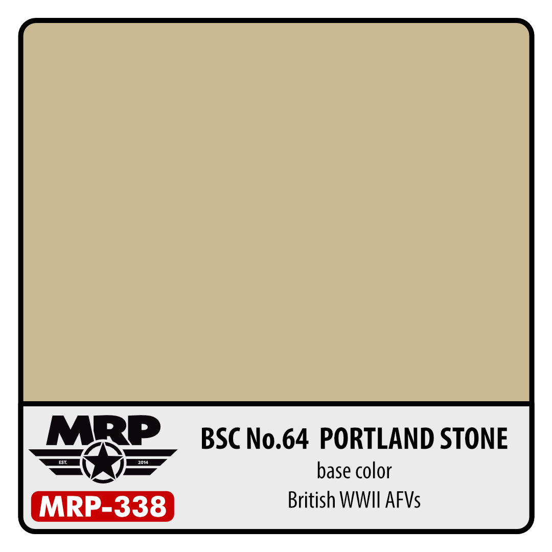 MRP-338 BSC No.64 Portland Stone British WWII AFV 30ml