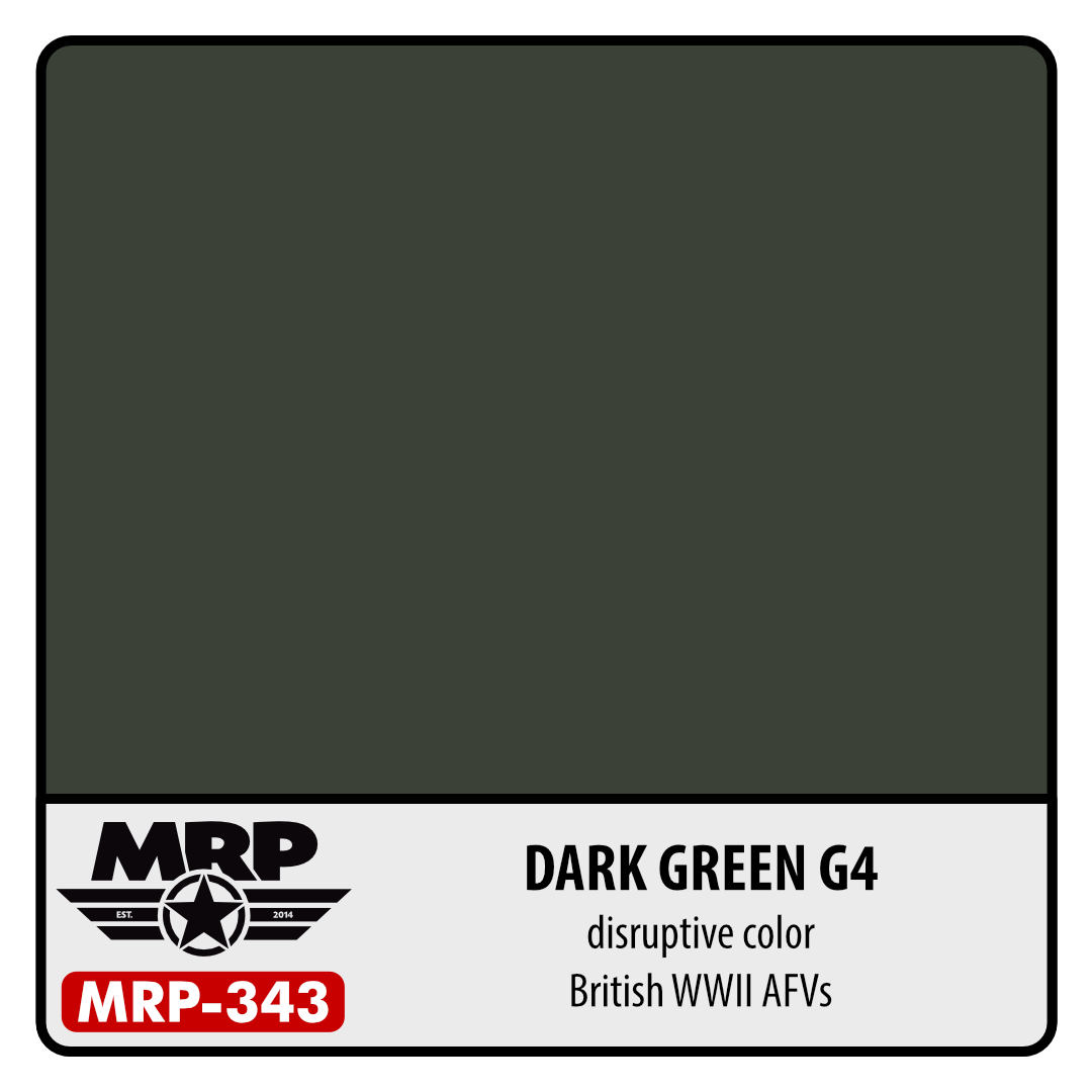 MRP-343 Dark Green G4 British WWII AFV 30ml