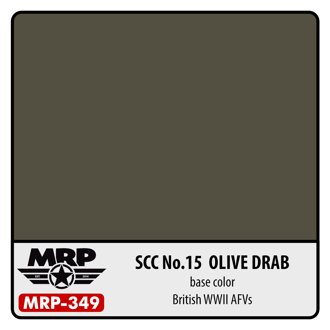 MRP-349 SCC No.15 Olive Drab British WWII AFV 30ml