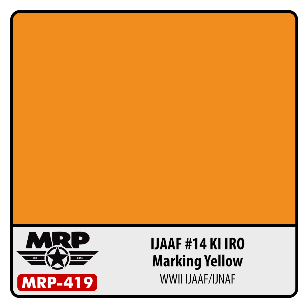 MRP-419 IJAAF #14 Ki Iro (Marking Yellow) 30ml
