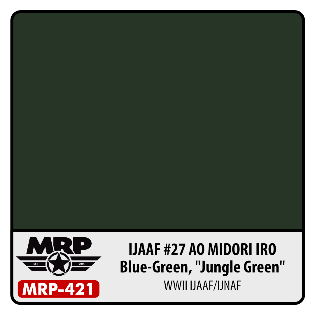 MRP-421 IJAAF #27 Ao Midori Iro (Blue Green, ''Jungle Green'') 30ml