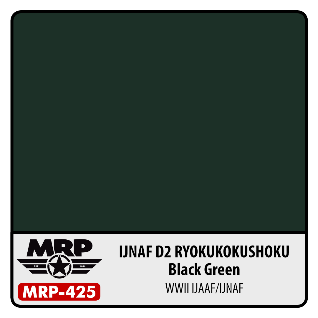 MRP-425 IJNAF D2 Ryokukokushoku (Black Green) 30ml
