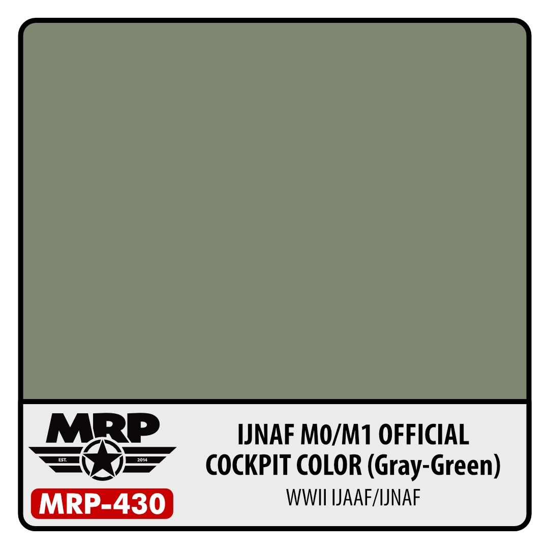 MRP-430 IJNAF M0/M1 Official Cockpit Color (Gray Green) 30ml