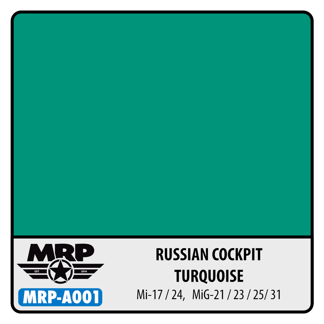 MRP-A001 Russian Cockpit Turquoise AQUA 17ml